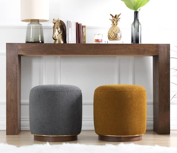 Pouffe Zeone - oliivinvihreä