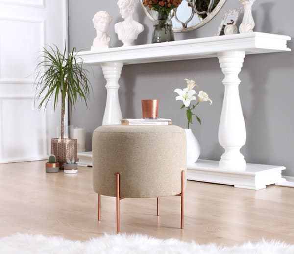 Pouff Copper 48 - Kahvi