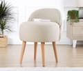 Miniatyrbillede 2 af 6: Pouffe Corvile - Creme