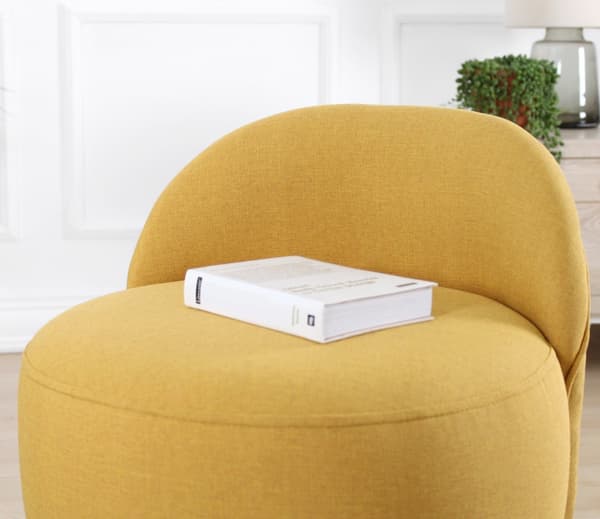 Pouffe Corvile - keltainen
