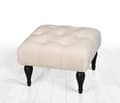 Miniatyrbillede 1 af 4: Puf Floral - Creme