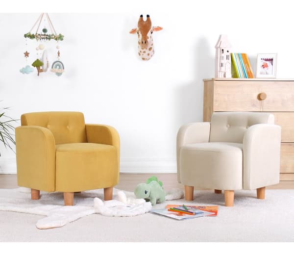 Kid's Wing Chair Volie - Gul