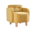 Miniatyrbillede 6 af 6: Kid's Wing Chair Volie - Gul