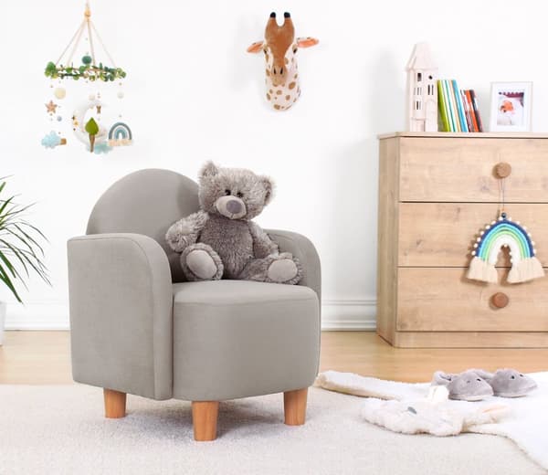 Kid's Wing Chair Nock - Grå