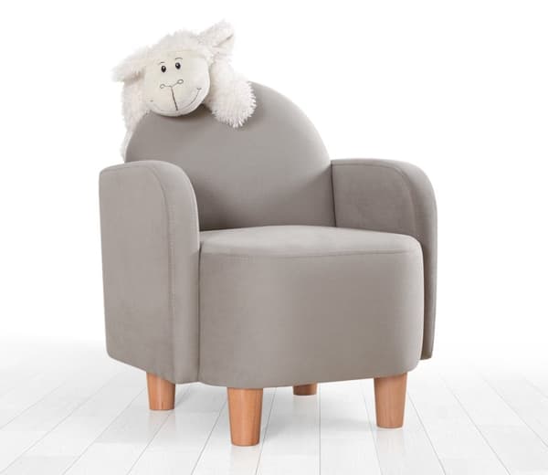 Kid's Wing Chair Nock - Grå