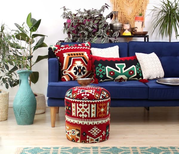 Pouffe Bozok v2 - Monivärinen