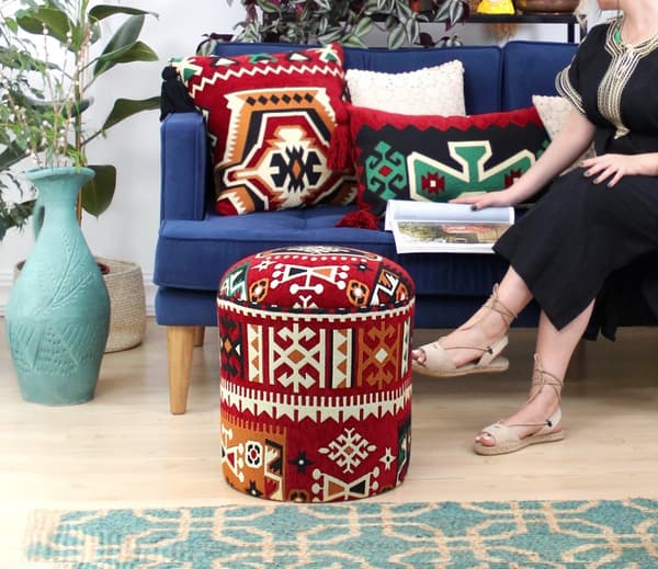 Pouffe Bozok v2 - Monivärinen
