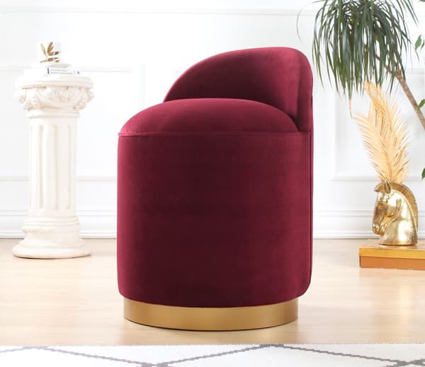 Puff Dover - Claret Red