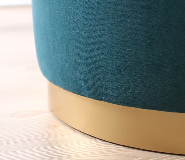 Pouffe Dover - bensiininvihreä