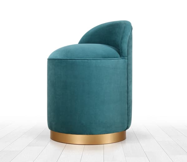 Pouffe Dover - bensiininvihreä