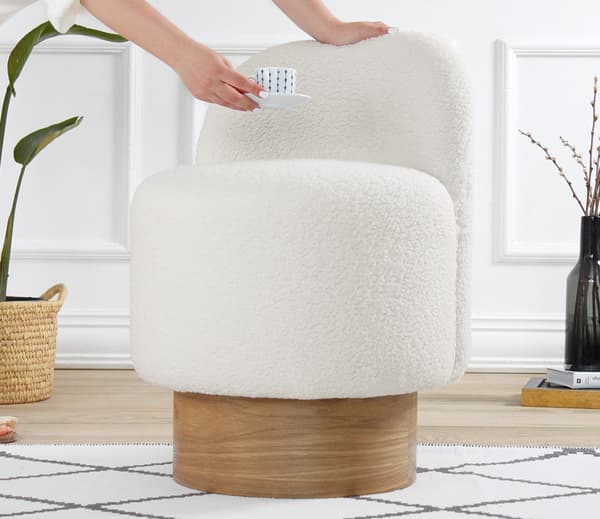Puff Monre Teddy - Vit
