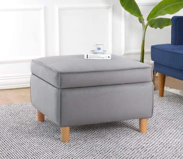 Pouffe Roscen - harmaa