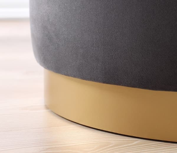 Pouffe Dover - Mörkgrå