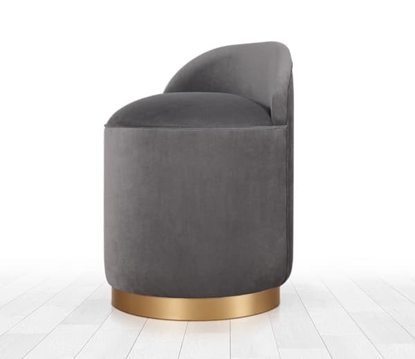Pouffe Dover - Mörkgrå