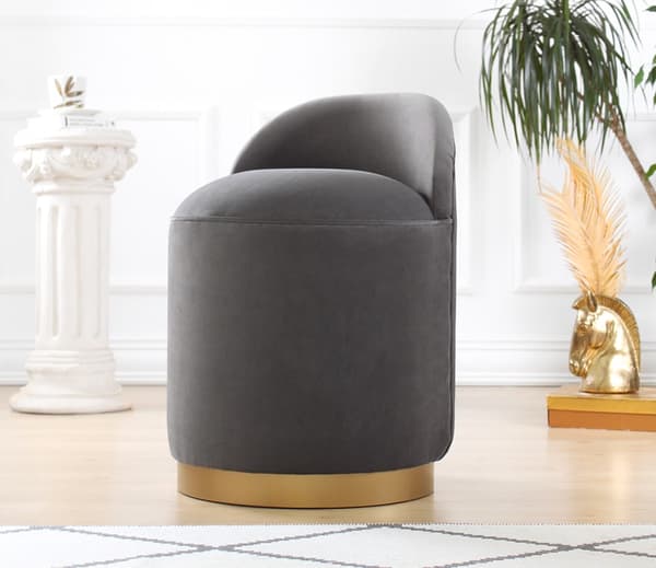 Pouffe Dover - Mörkgrå