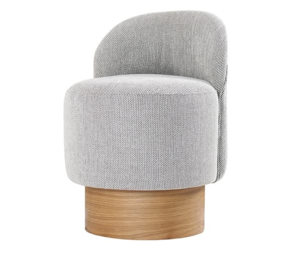 Pouff Barren Puf - harmaa