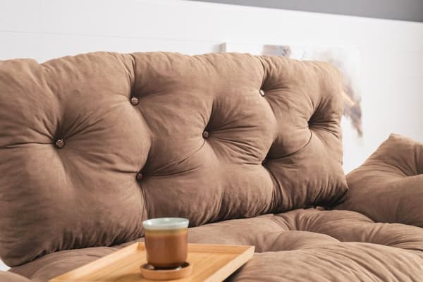 2-sæders sovesofa Nitta - lysebrun