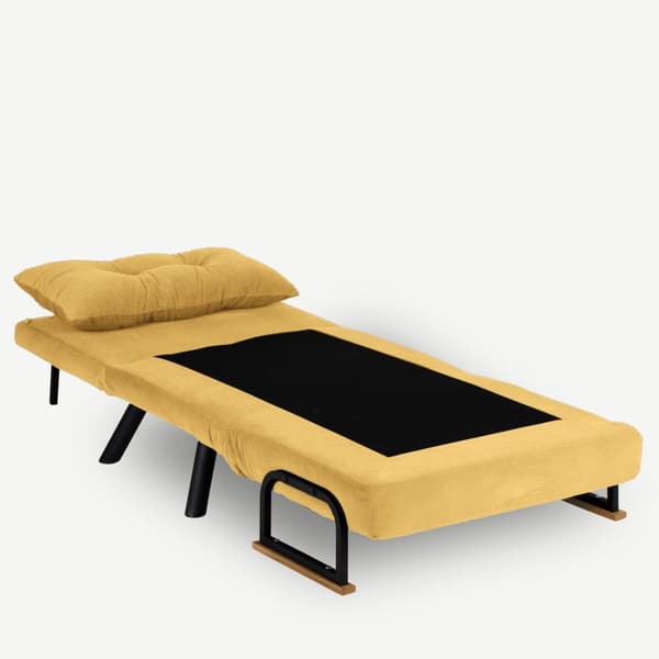 1-seters sovesofa Sando Single - Sennep