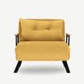 Miniatyrbilde 2 av 6: 1-seters sovesofa Sando Single - Sennep