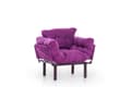 Miniatyrbild 4 av 9: Wing Chair Nitta Singel - Lila