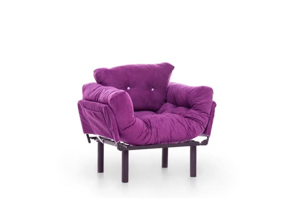 Wing Chair Nitta Singel - Lila