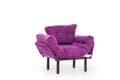 Miniatyrbild 5 av 9: Wing Chair Nitta Singel - Lila