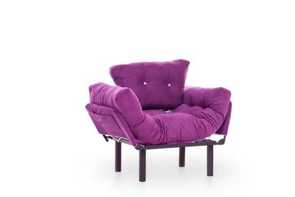 Wing Chair Nitta Singel - Lila