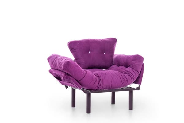 Wing Chair Nitta Singel - Lila