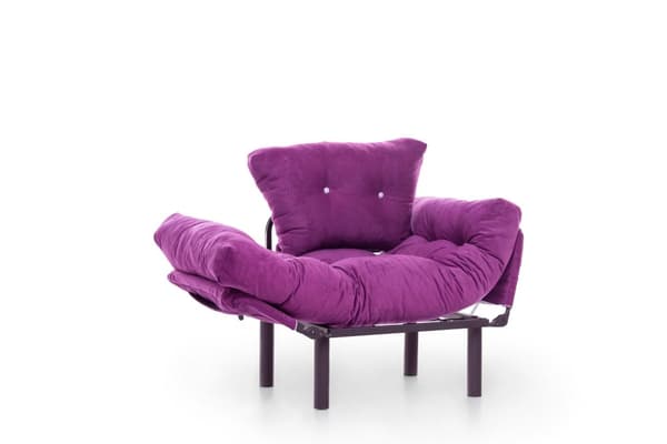 Wing Chair Nitta Singel - Lila