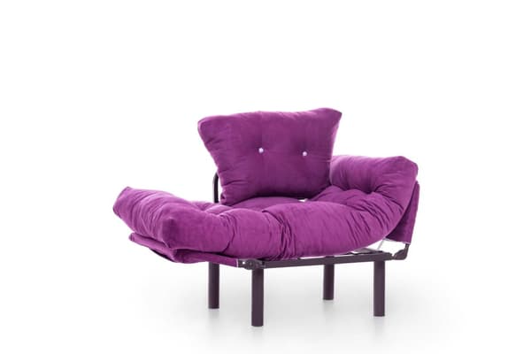 Wing Chair Nitta Singel - Lila