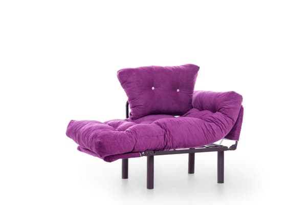 Wing Chair Nitta Singel - Lila