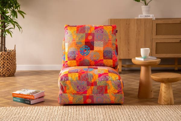 1-sædet sovesofa Taida 1 - sæde - patchwork