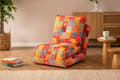Miniatyrbillede 1 af 9: 1-sædet sovesofa Taida 1 - sæde - patchwork
