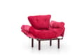 Miniatyrbilde 8 av 9: Wing Chair Nitta Single - Maroon