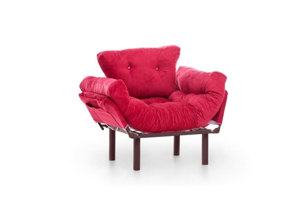 Wing Chair Nitta Single - Maroon
