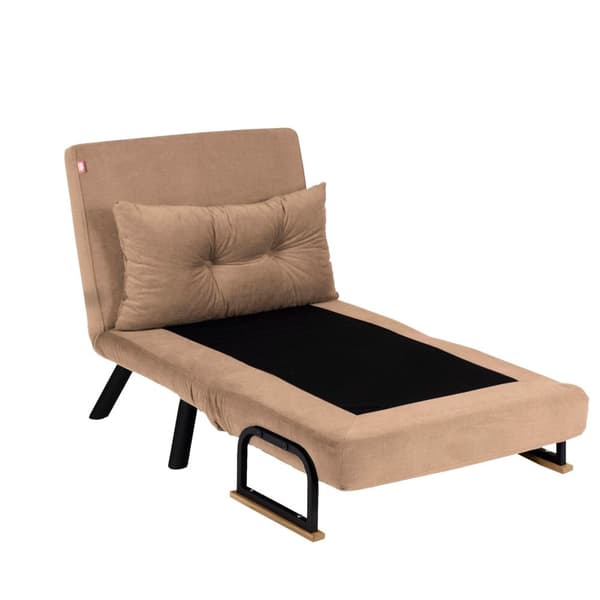 1-sits bäddsoffa Sando Single - Ljusbrun v2