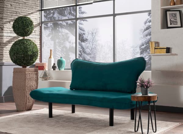2-sits bäddsoffa Chatto - Bensinblå