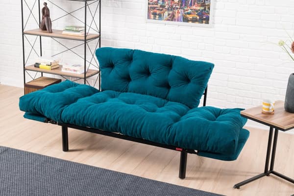 2-sits bäddsoffa Nitta - Bensinblå