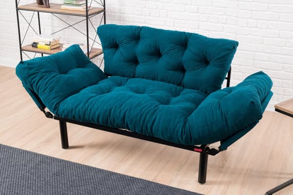 2-sits bäddsoffa Nitta - Bensinblå