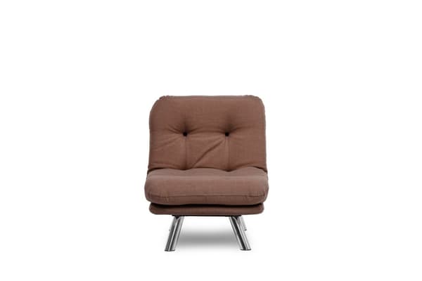 1-sits bäddsoffa Misa Small Solo - Ljusbrun