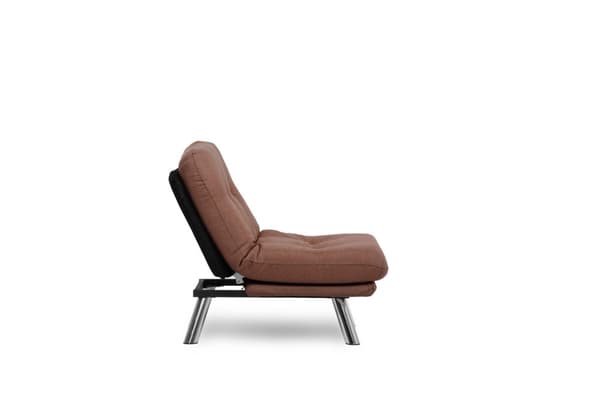 1-sits bäddsoffa Misa Small Solo - Ljusbrun