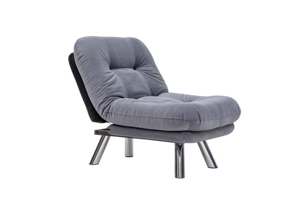 1-sits bäddsoffa Misa Small Solo - Grå