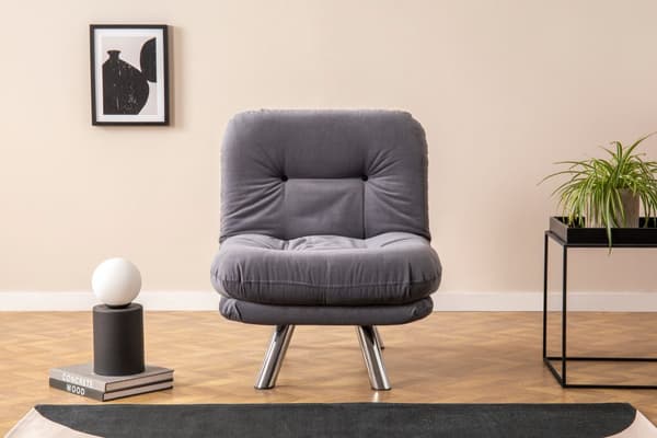 1-sits bäddsoffa Misa Small Solo - Grå