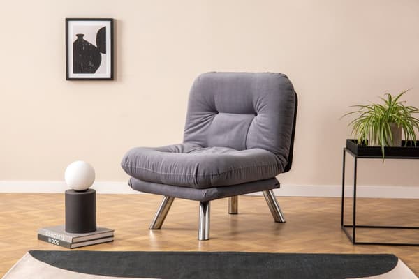 1-sits bäddsoffa Misa Small Solo - Grå