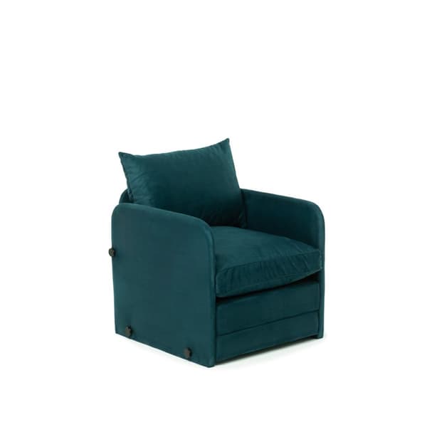 1-sits bäddsoffa Saga Single - Petrol Green