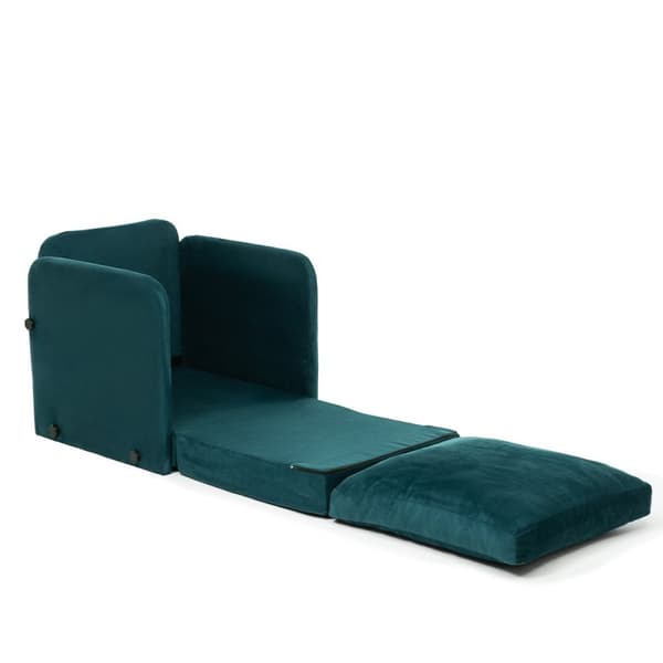 1-sits bäddsoffa Saga Single - Petrol Green