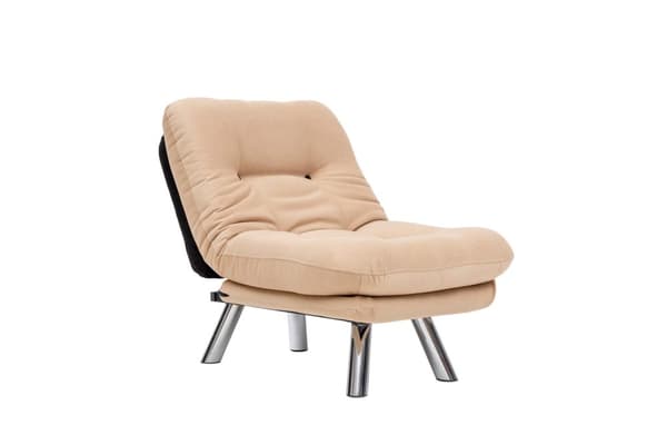 1-sits bäddsoffa Misa Small Solo - Cream