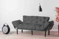 Miniatyrbillede 1 af 9: 3-sæders sovesofa Nitta Triple - Grå