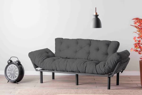 3-sæders sovesofa Nitta Triple - Grå