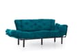 Miniatyrbillede 8 af 9: 3-Pers. Sovesofa Nitta Triple - Petrol Green